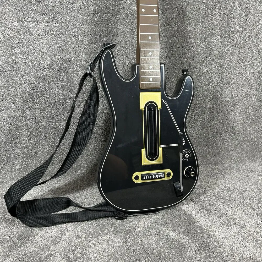 Guitar Hero Activision Power Wireless Guitar Model 0000654 PS3 Xbox 360 Untested